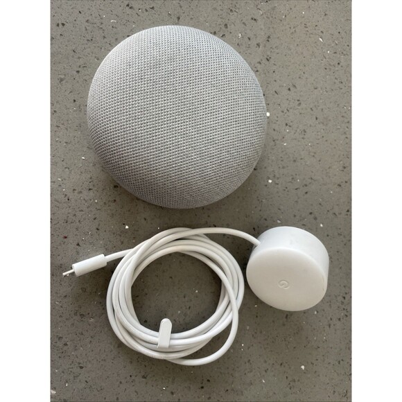 Google Home Mini Smart Speaker H0A 1st Gen w/ Power AC - Gray Tested Working - Picture 1 of 10